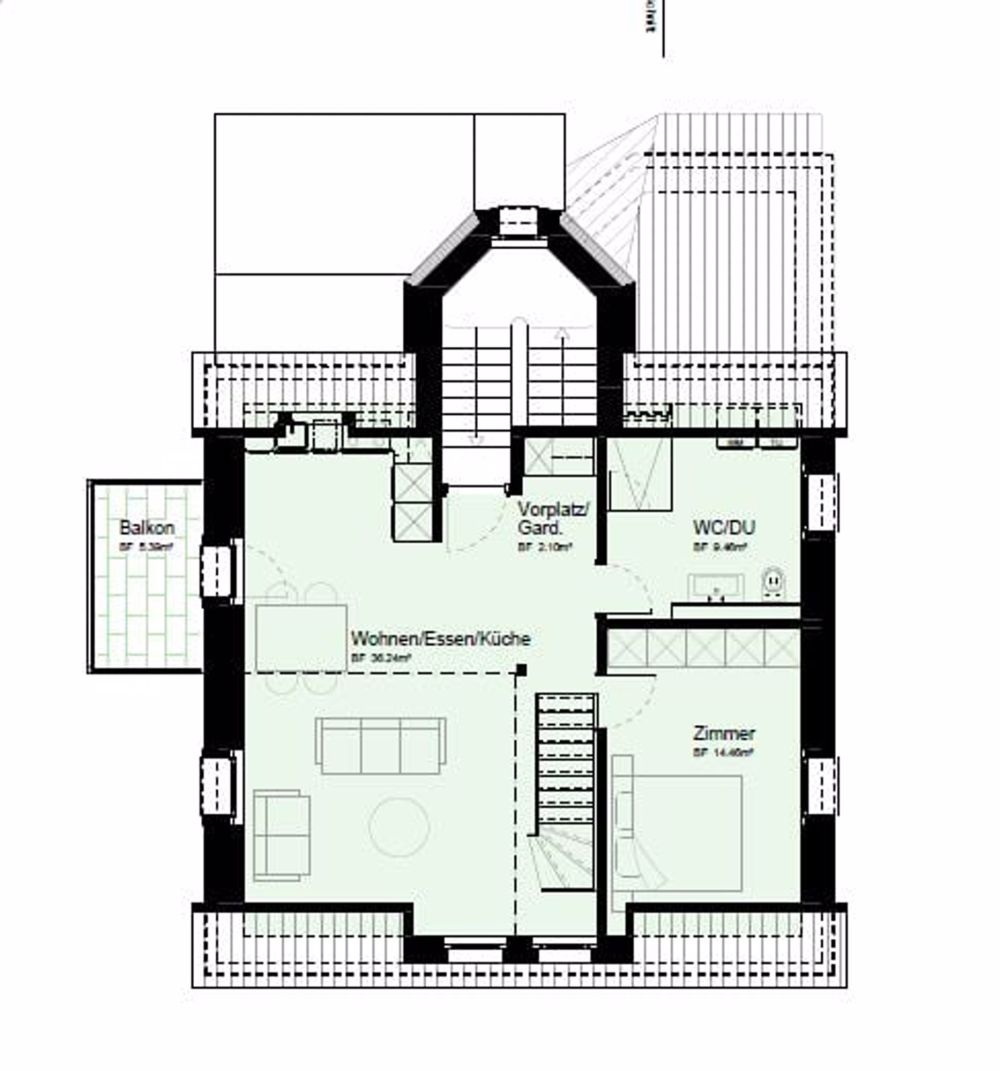 Grosszügige moderne Wohnung - Bild 2