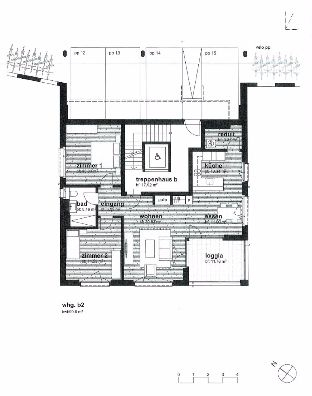 Moderne 3.5-Zimmer-Neubau-Wohnung mit Balkon in Kaltbrunn - Bild 1