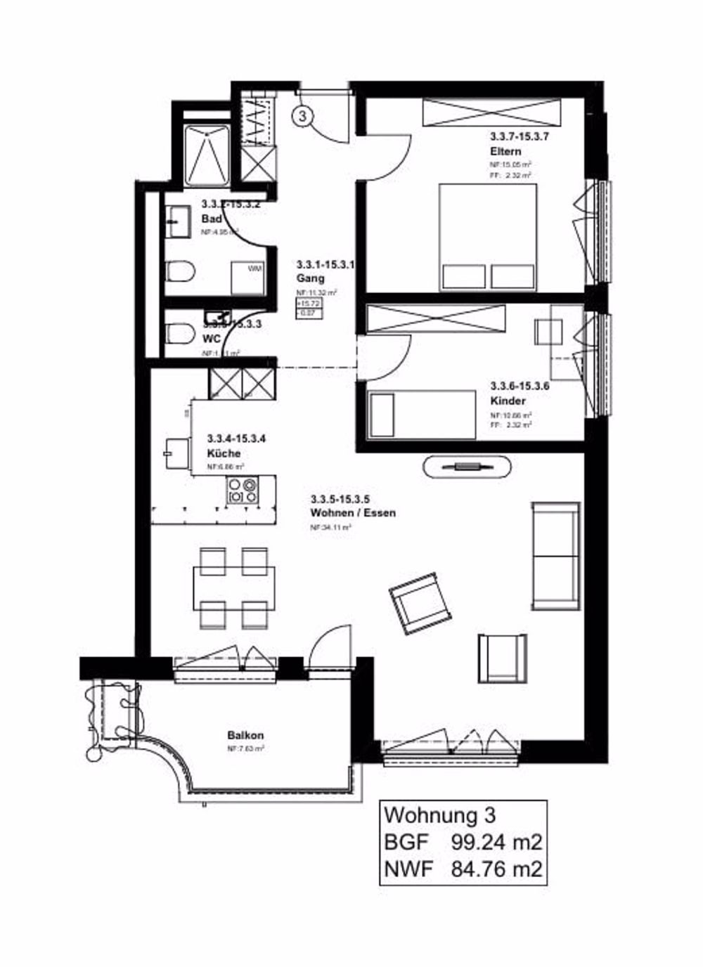 Einziehen und geniessen - Wohnen wo andere Ferien machen mit Weitblick und Balkon - Bild 13