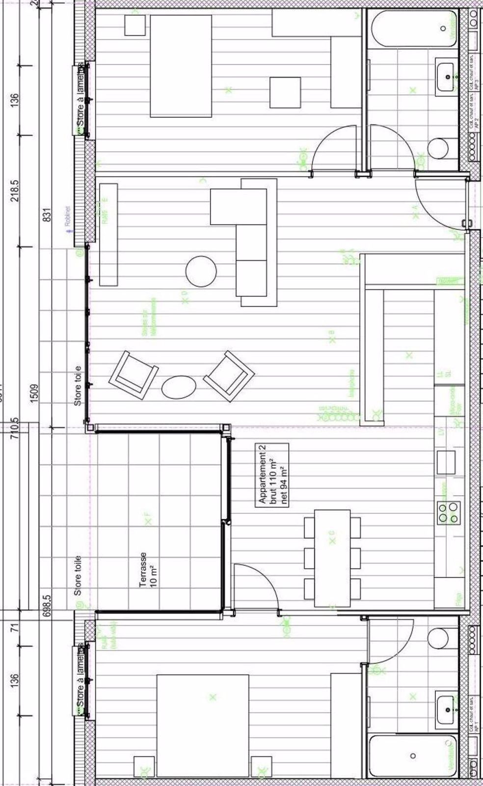 NEUE 3.5-ZIMMER-WOHNUNGEN IN SIERRE - Appartement No 35 Nord au Rez