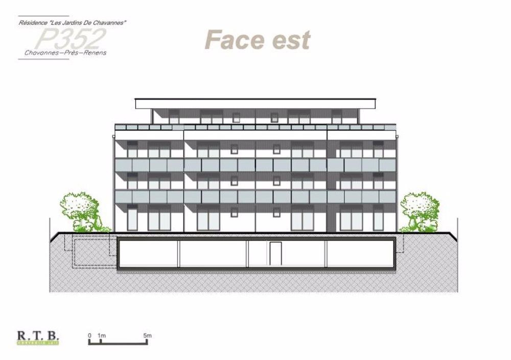 Appartement 2,5 pces au rez avec jardin à Chavannes, lot 2 - Bild 9
