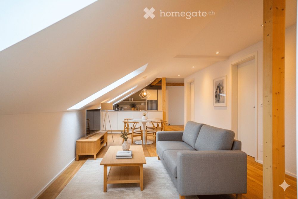 Traumhafte Dachwohnung mit grosser Terrasse - Bild 1