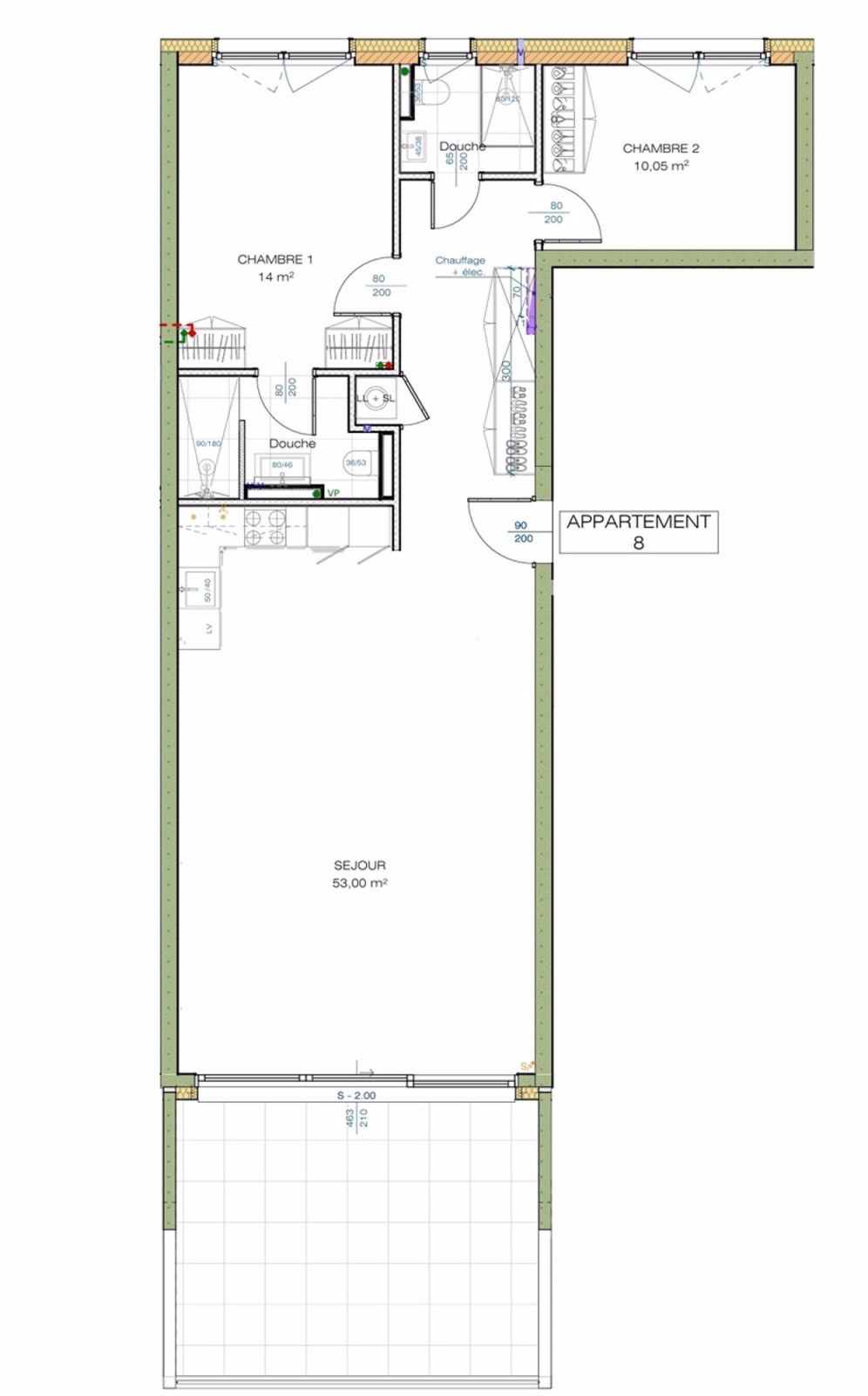 Portalban - 3.5p dans nouvelle PPE "Les Pêcheurs - Plan du logement