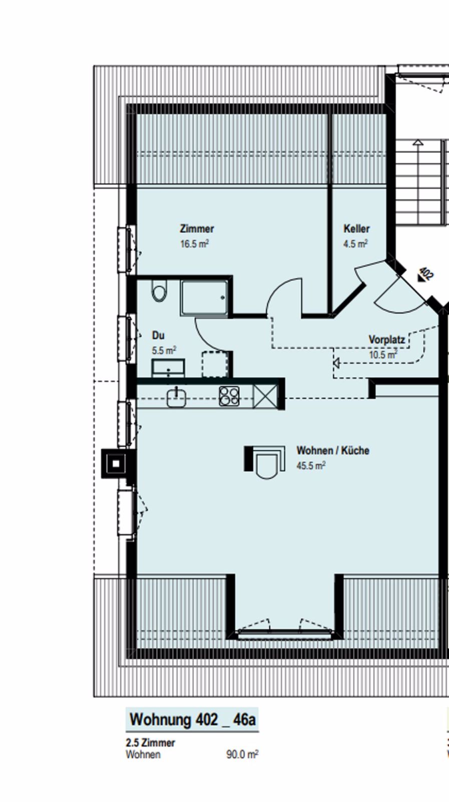 Kernsaniert 2024 - neuwertige moderne 2.5-Zimmer-Maisonette-Dachwohnungen mit Galerie - Bild 12