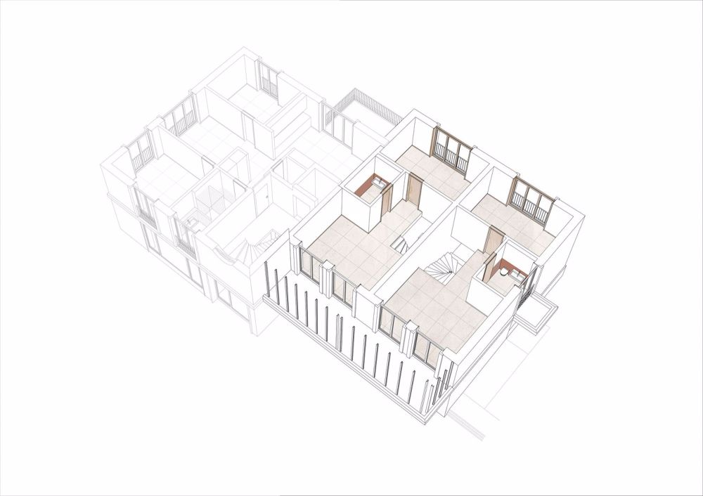 Moderne 1-Zimmer Maisonettewohnung mit Wintergarten (W1) - Bild 3