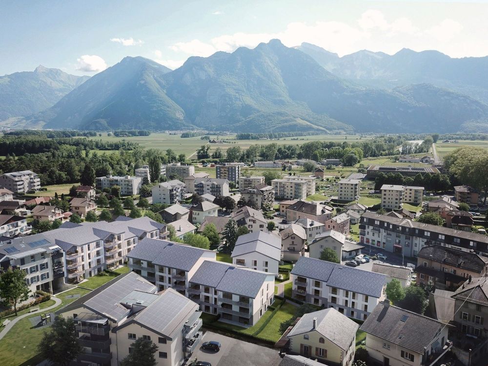 Vouvry - Appartement de 3.5 pièces - Résidence le Bourg - Lot B1.14 - Bild 4