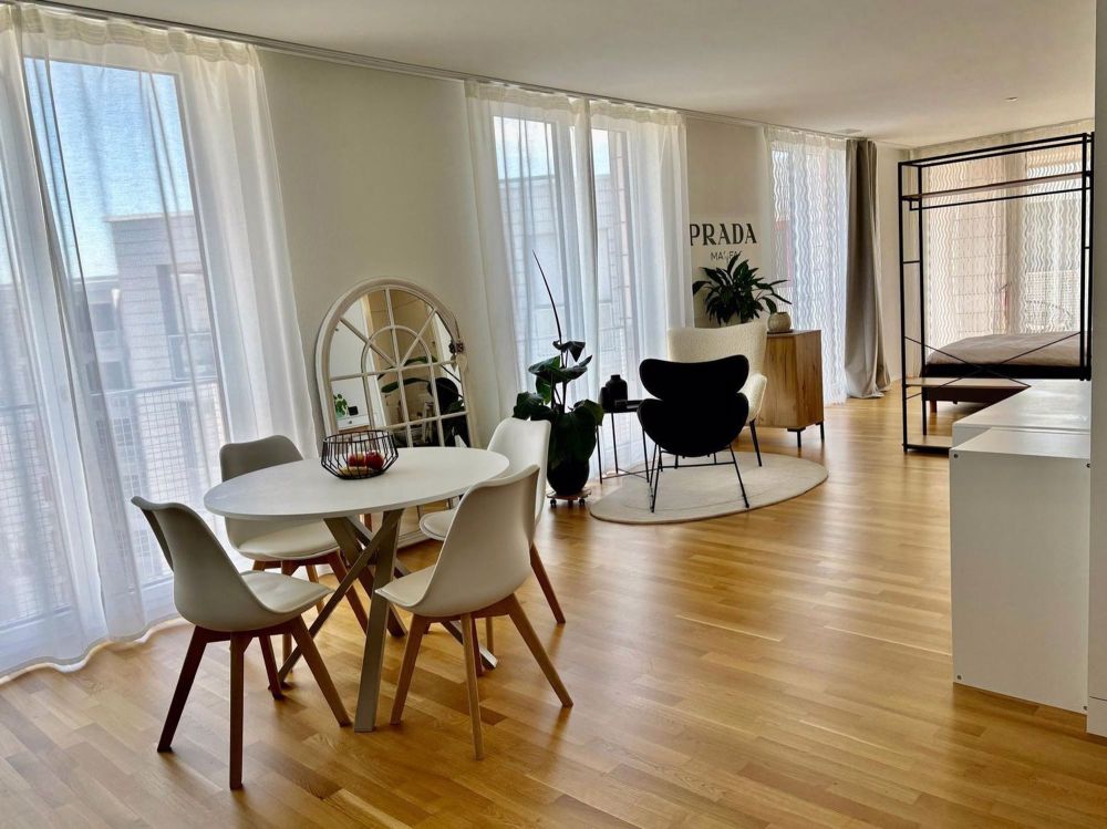 BEFRISTET: 01.11.2025 bis 30.11.2025: Moderne, möblierte 1.5-Zimmerwohnung in Kriens mit Balkon - Bild 1