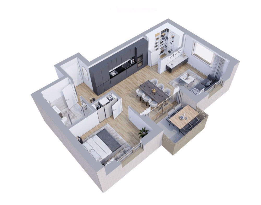 2,5 Zimmer neubau in Murist mit zusätzlichem Abstellraum - Bild 2