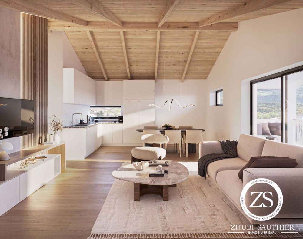 Dachgeschoss von 3.5 Zimmern - Residenz "Les Combes" App. 02 - Bild 1