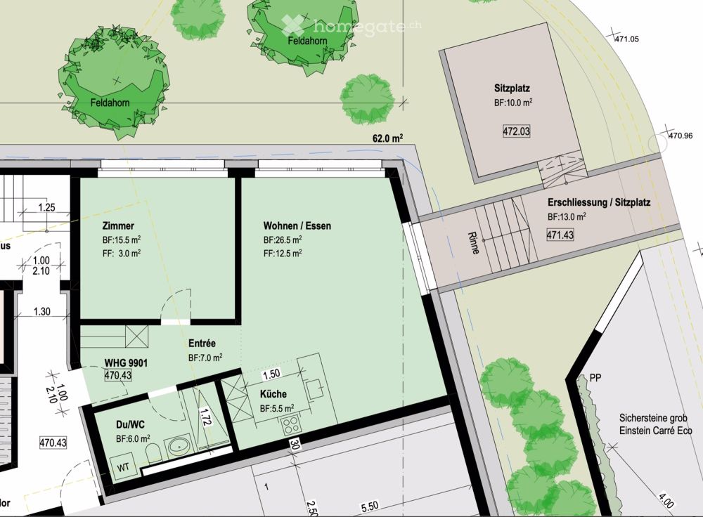 Neubau 2.5-Wohnung in Au ZH - Bild 1