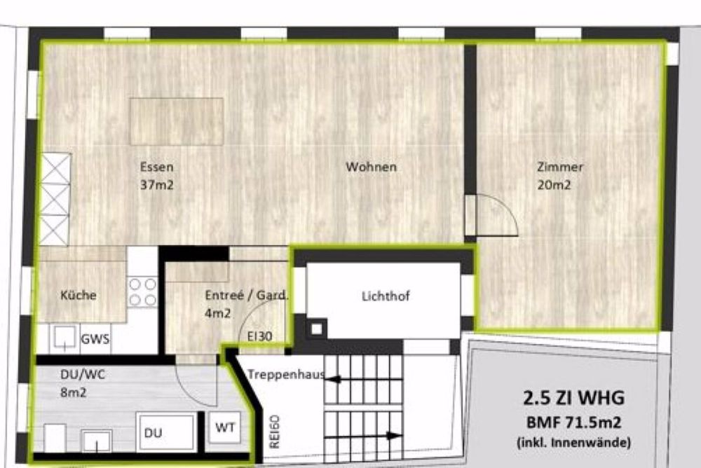 Erstbezug nach Sanierung: 2.5 Zimmerwohnung in Neunkirch - Bild 9