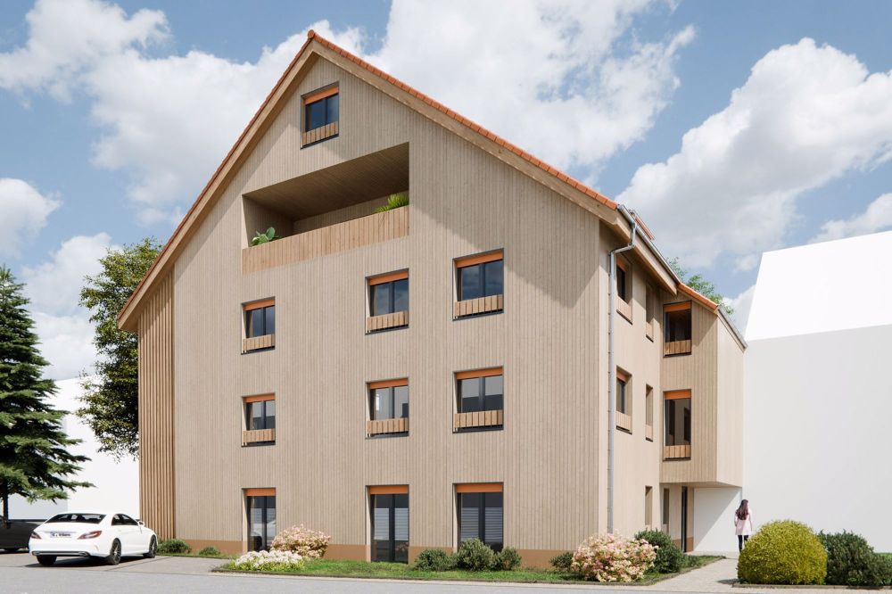 Moderne 3.5-Zimmer-Wohnung mit Balkon und grossem Sitzplatz in Beringen - Bild 4