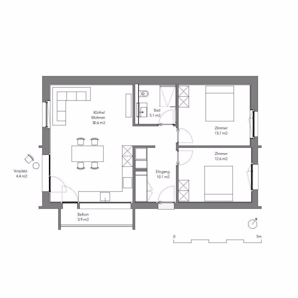 3 ½ Zimmer-Wohnung in Disentis mieten - Bild 6