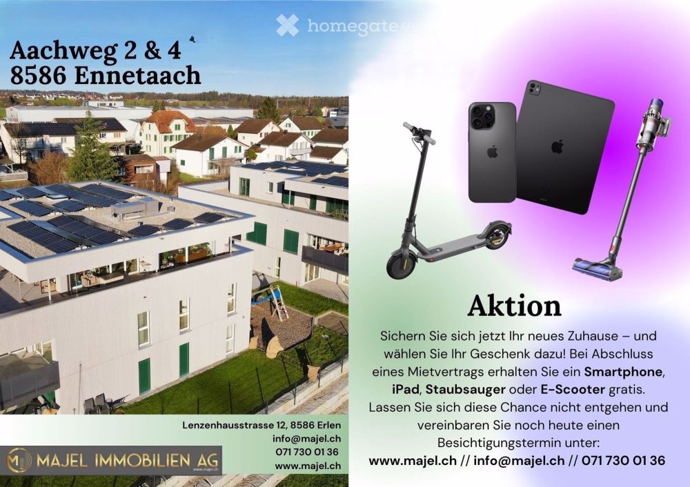 Grosszügige 3.5 Zimmer Neubauwohnung - Bild 1