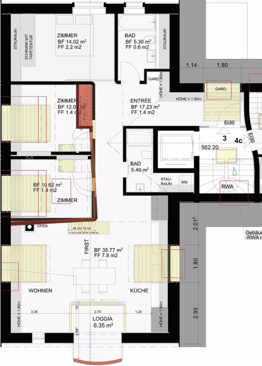 Moderne Wohnung inmitten der Rebberge - Bild 10