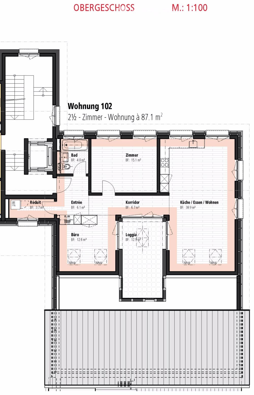 Moderne 2.5-Zimmer-Dachwohnung in Volketswil - Neubau 2025 - Bild 12