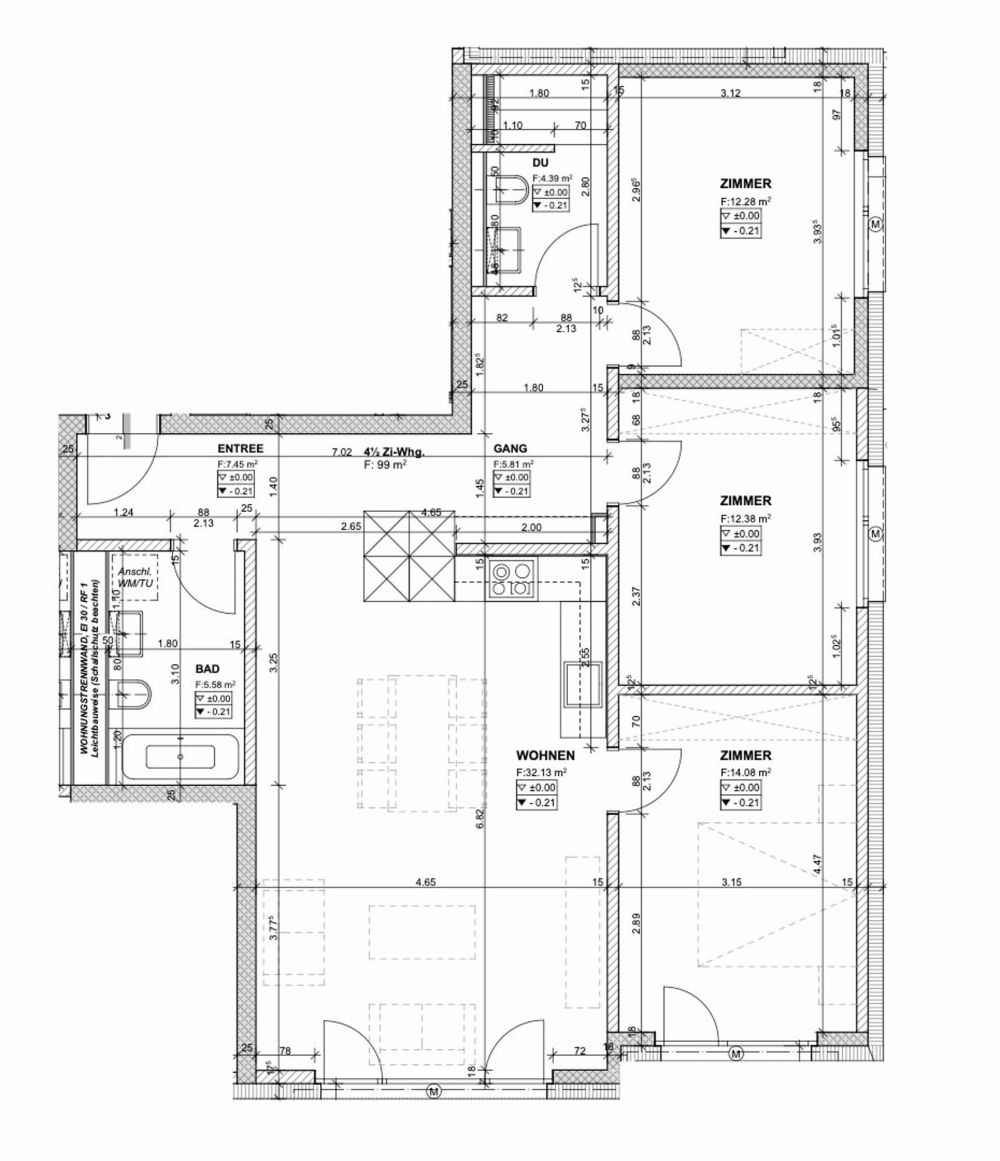 Moderne 4.5-Zimmerwohnung mit zwei Bädern und gemütlichem Sitzplatz - Bild 12