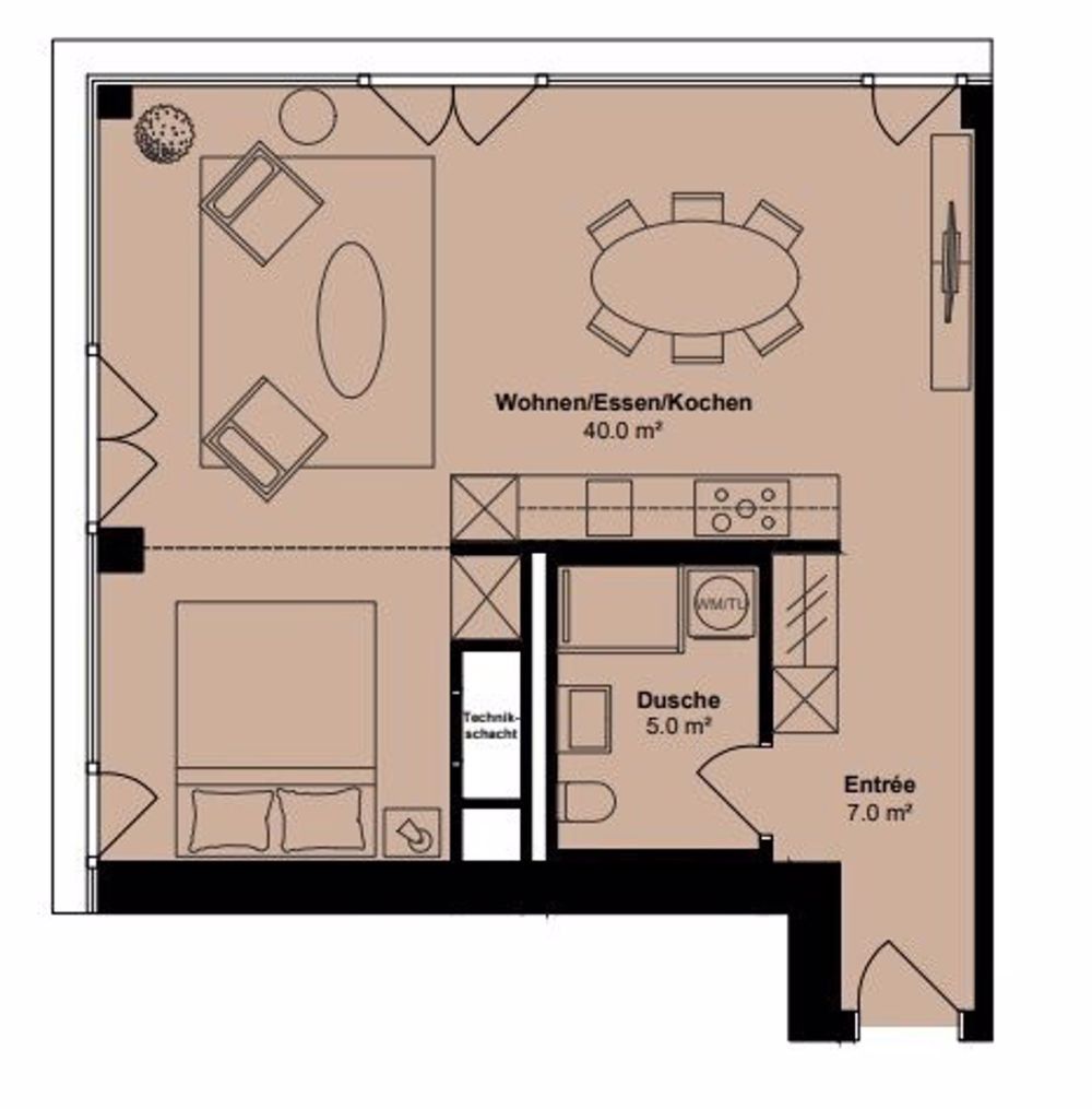 1 ½ Zimmer-Loft in Neuhausen am Rheinfall mieten - Bild 7