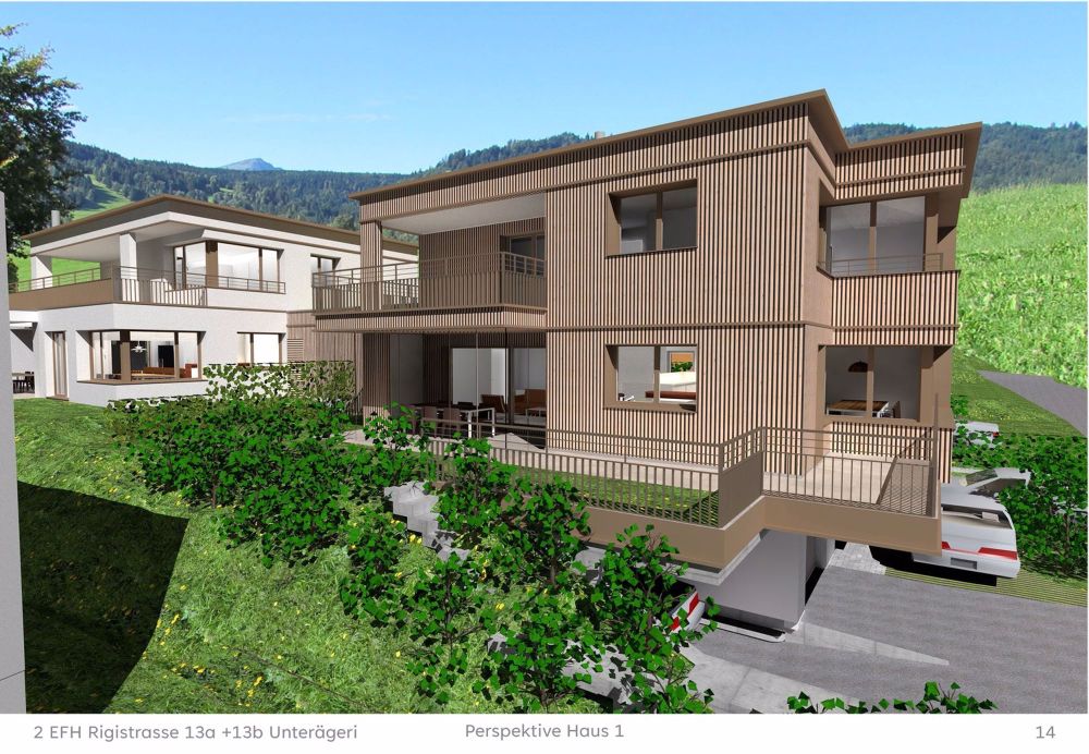 Zwei moderne 6 ½ Zimmer Einfamilienhäuser an ruhiger und sonniger Lage mit Ausblick - Bild 5
