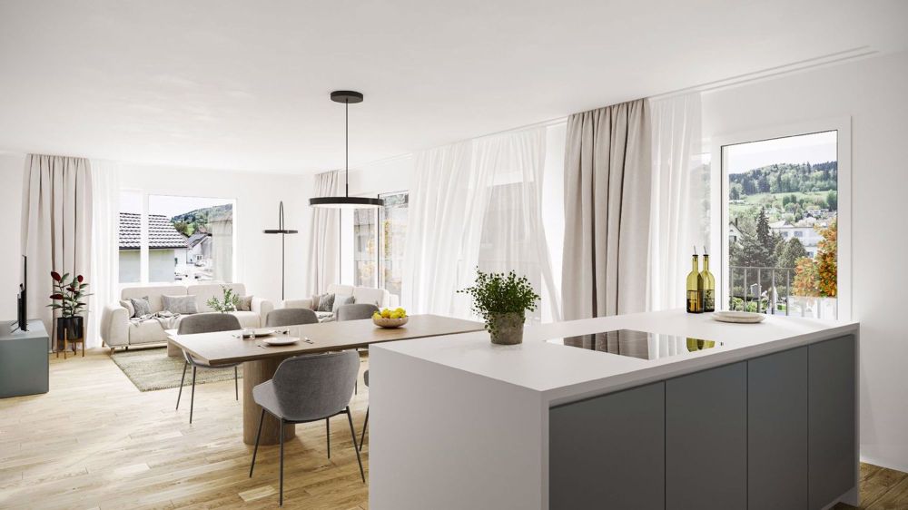 NEUBAU - 4.5-Zimmerwohnung im Attikageschoss mit 160m2 Terrasse - Bild 3