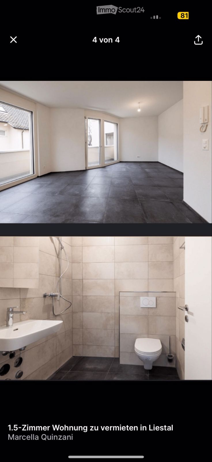 Moderne 1.5-Zimmer-Wohnung in Liestal - Neubau mit Komfort - Bild 3