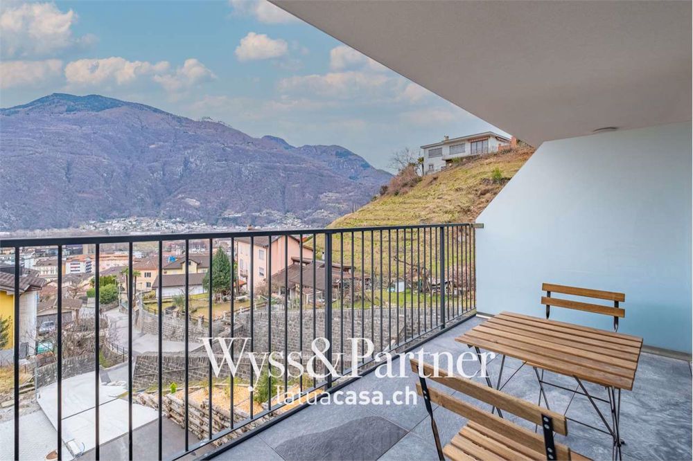 Bellinzona, 1,5 Zimmer Teilweise möbliert in Panorama-Lage - Bild 2