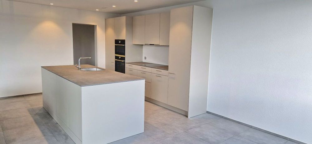 moderne Wohnung mit grosszügigem Sitzplatz - Kueche