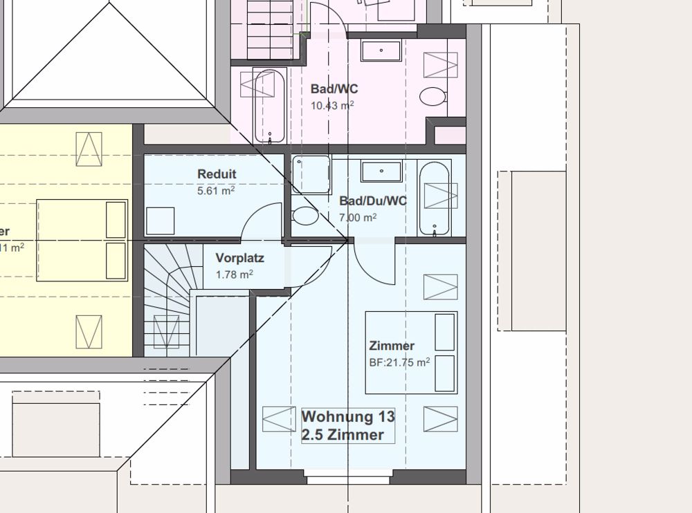 Wohnen im Dorf Hölstein - Fertigstellung Frühjahr 2026 - Grundriss 2
