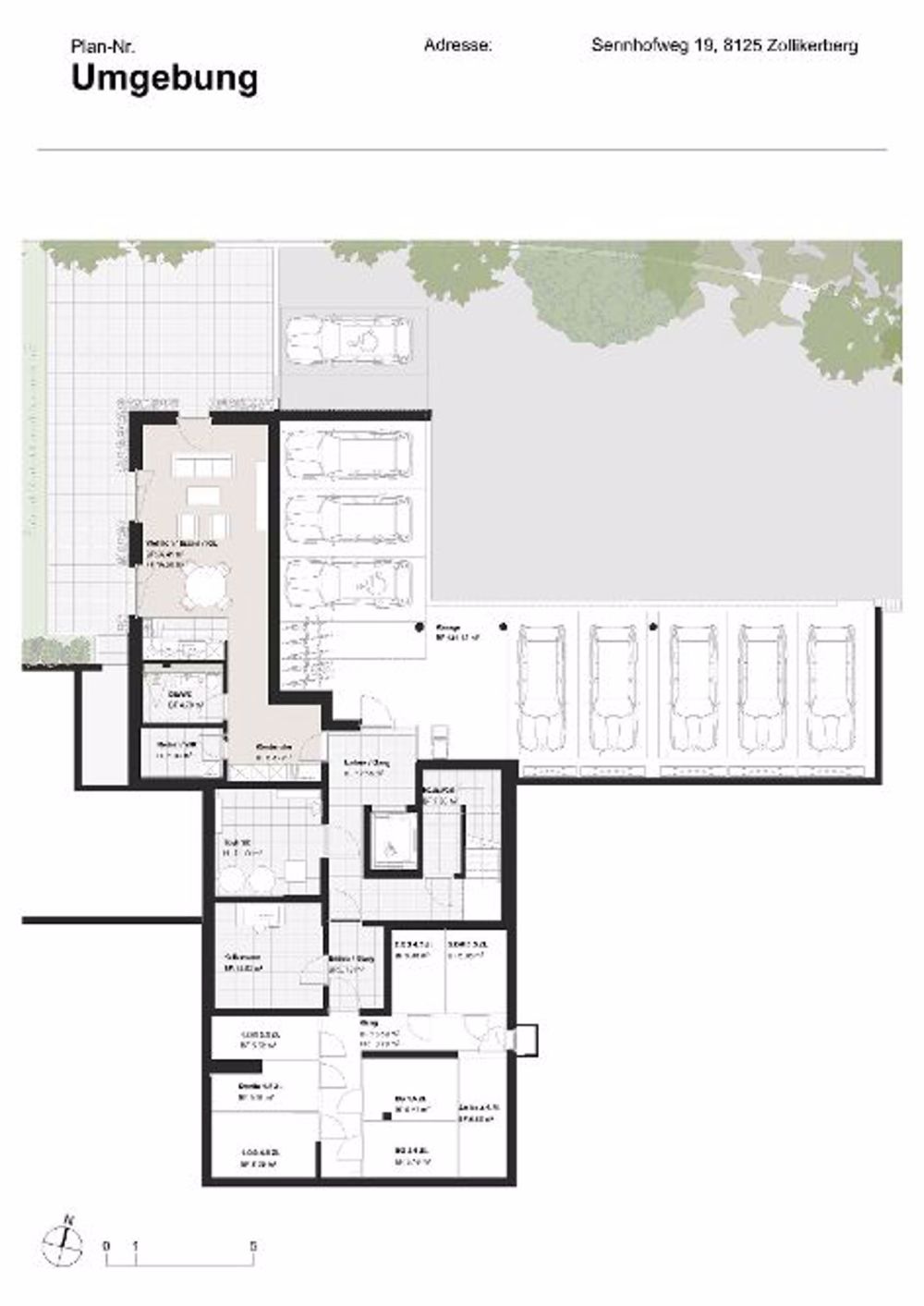 4.5-Zimmer Attika-Wohnung mit 130 m2 Terrasse - Bild 3