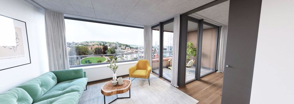 Moderne 2.5-Zimmerwohnung in der Lokstadt - Bild 2