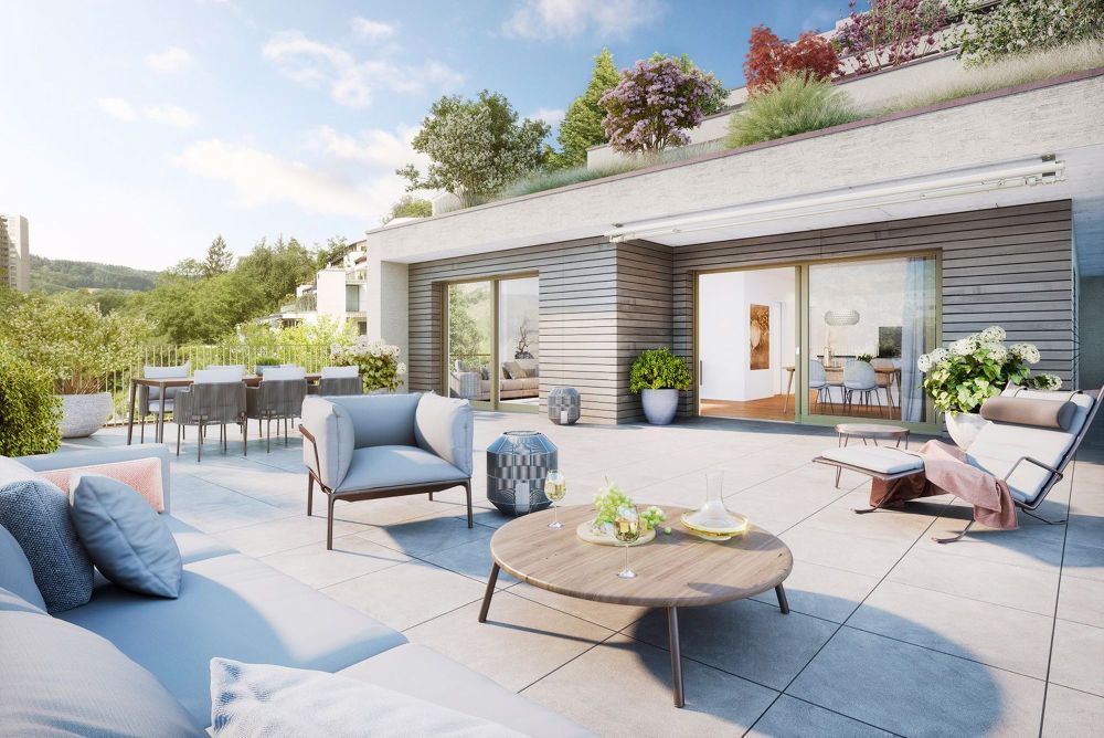 Neue exklusive Terrassen-Eigentumswohnungen an Top-Wohnlage in Nussbaumen - Bild 6