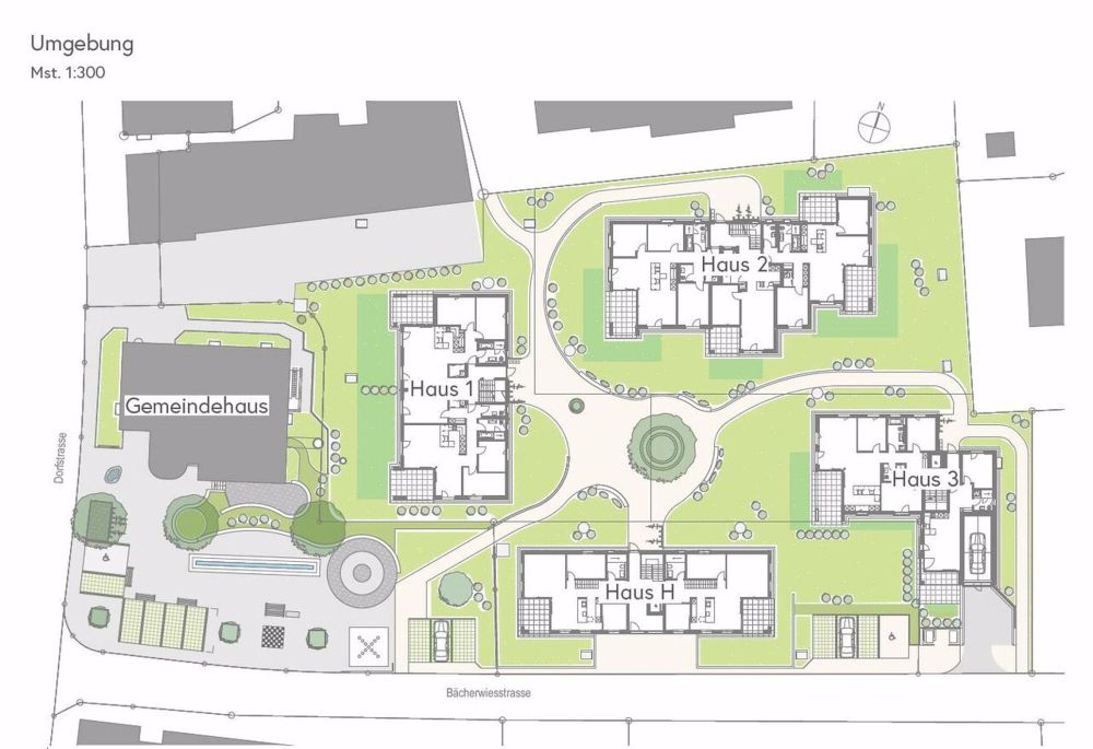 Neubau 3.5 Zimmer-Wohnung in Wil ZH - Die Überbauung