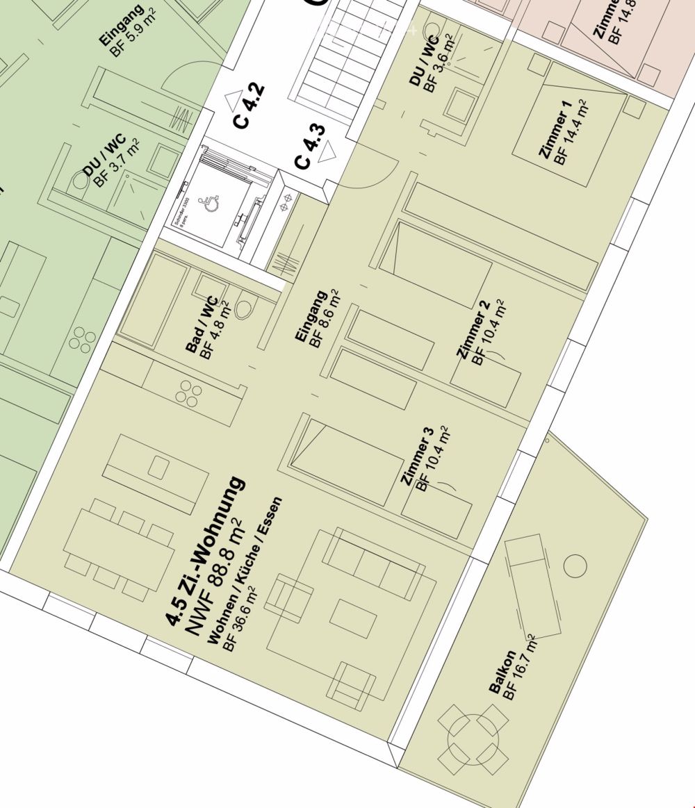 Neubauwohnung in Oelirain (im obersten Geschoss) - Wohnen in unmittelbarer Stadtnähe - Bild 10