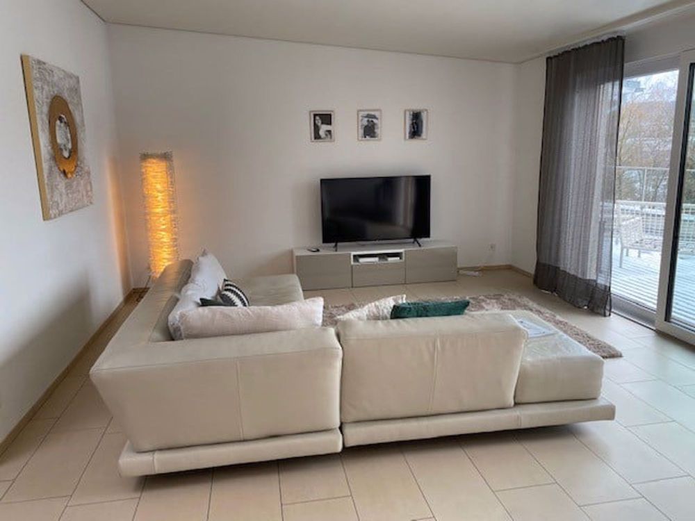 4.5-Zimmer voller Charme, Sonnenschein und Freiraum - Wohnzimmer