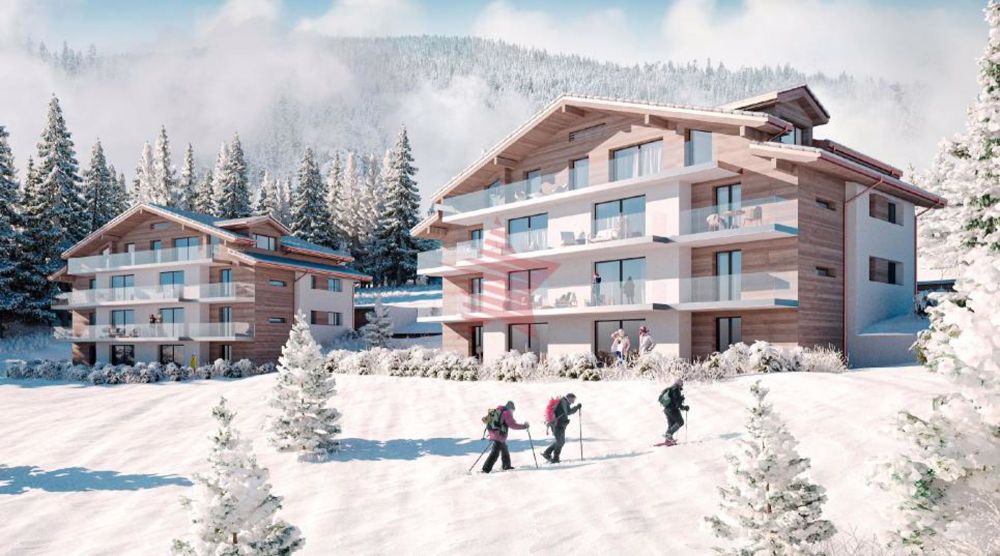 2,5 Zimmerwohnung mit Terrasse - 3D - Façades Sud