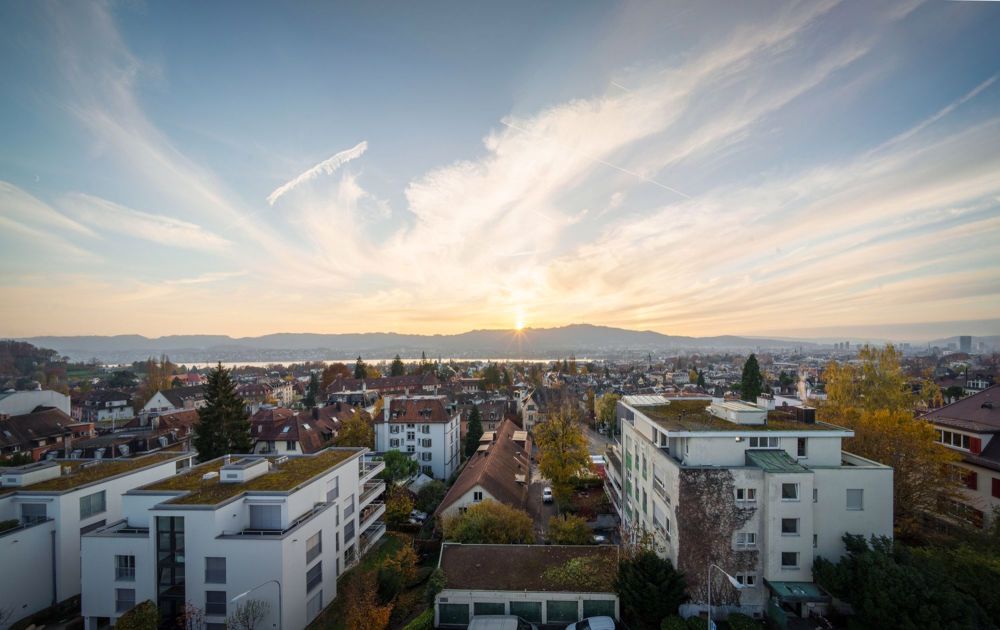 Exklusives Wohnen am Sonnenberg Neubau in Zürich-Hottingen - Aussicht