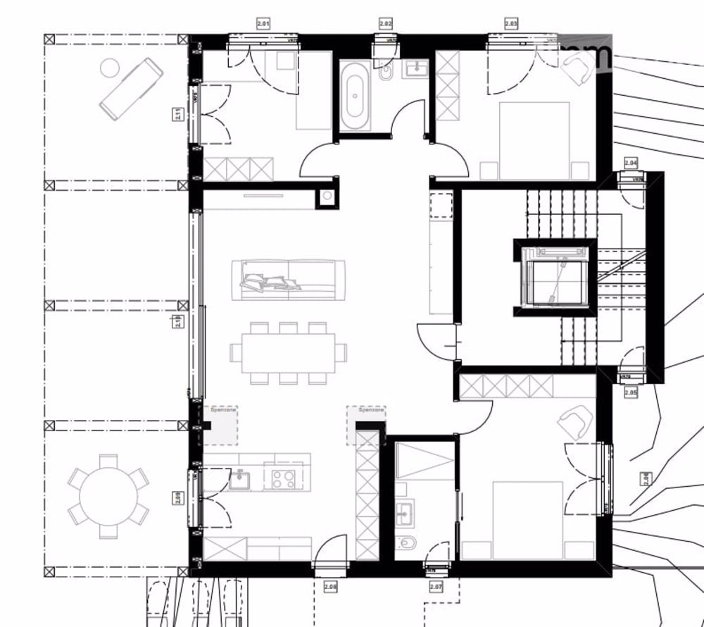 Moderne 4.5-Zimmer-Wohnung in ruhiger Lage in Trimmis - Bild 1