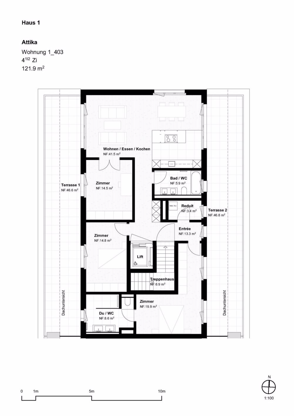 4.5 Zimmer-Attika-Wohnung in Stein am Rhein - Bild 13