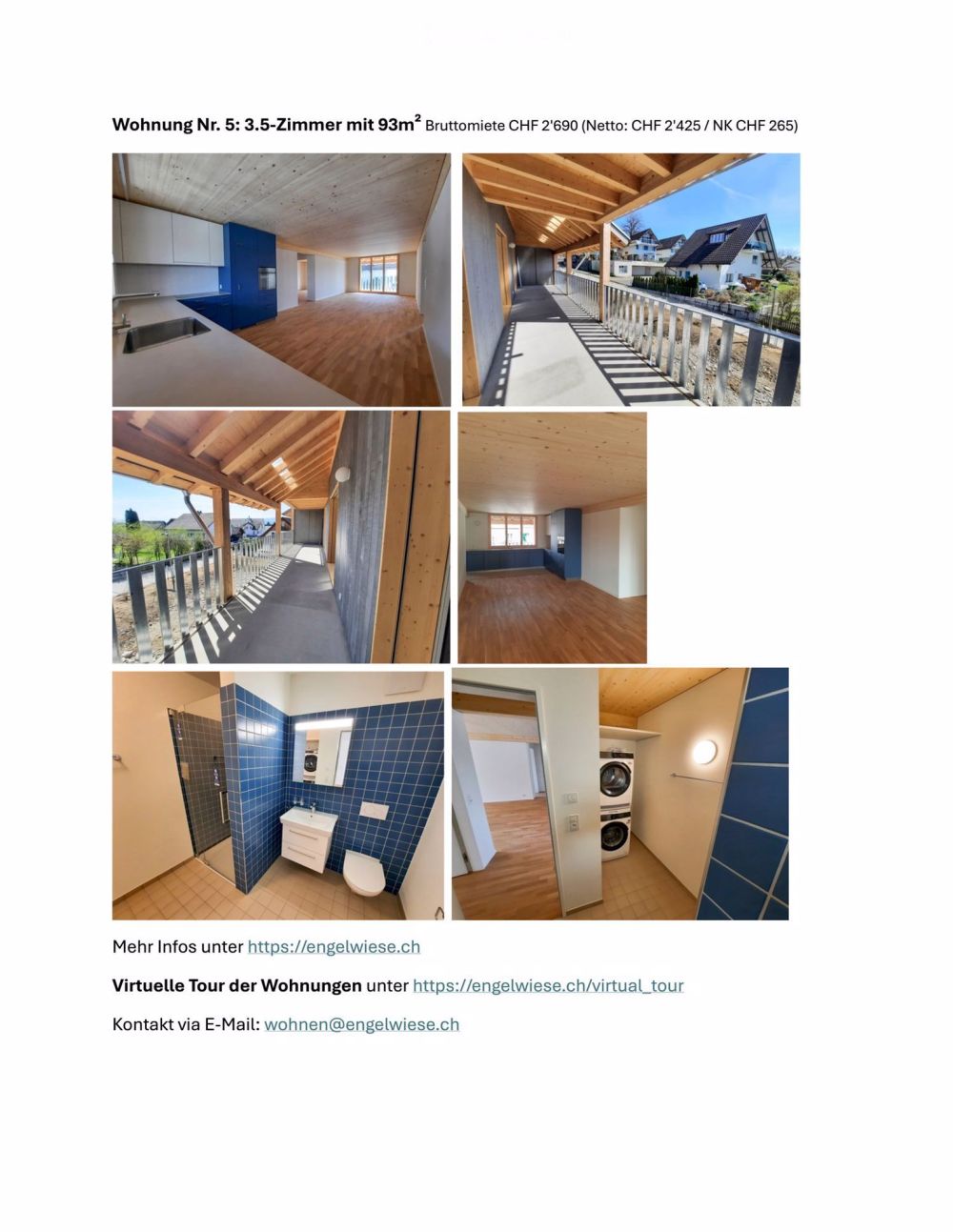 Individuelle Mietwohnungen (OG mit Laubengang und sonnigem Balkon und Dachwohnungen mit Loggia) - Bild 2