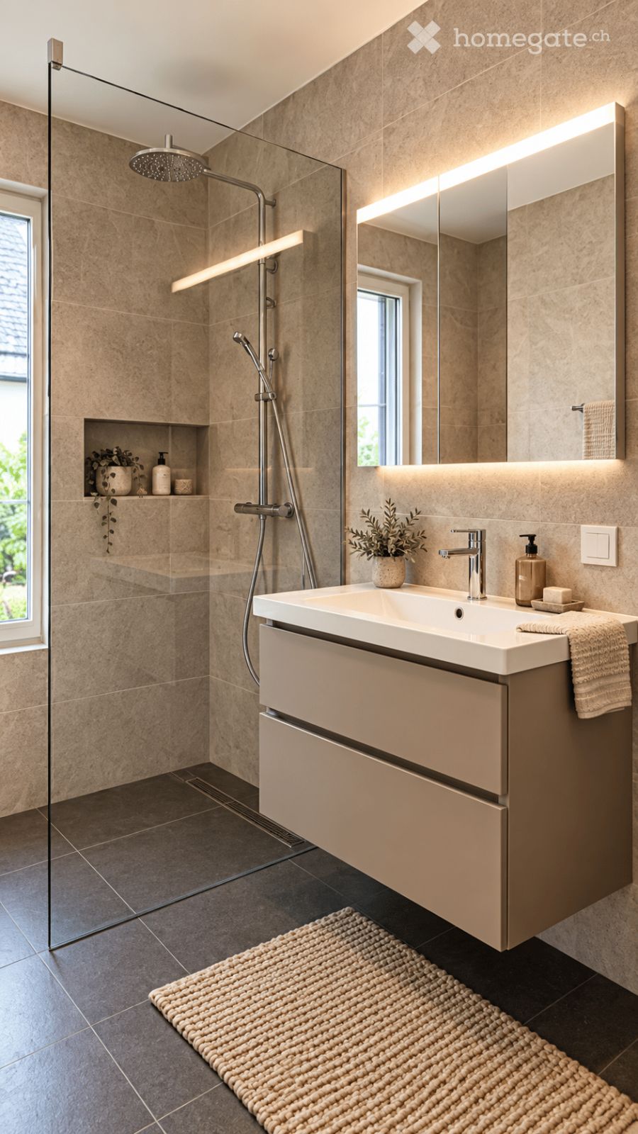 Hochwertige 2.5-Zimmer-Neubauwohnung im EG mit Sitzplatz - Bild 6