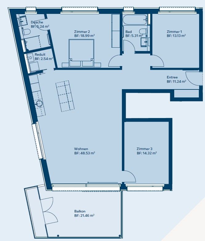 Moderne 4.5-Zimmer-Neubauwohnung an zentraler Lage in Beinwil am See - Bild 5