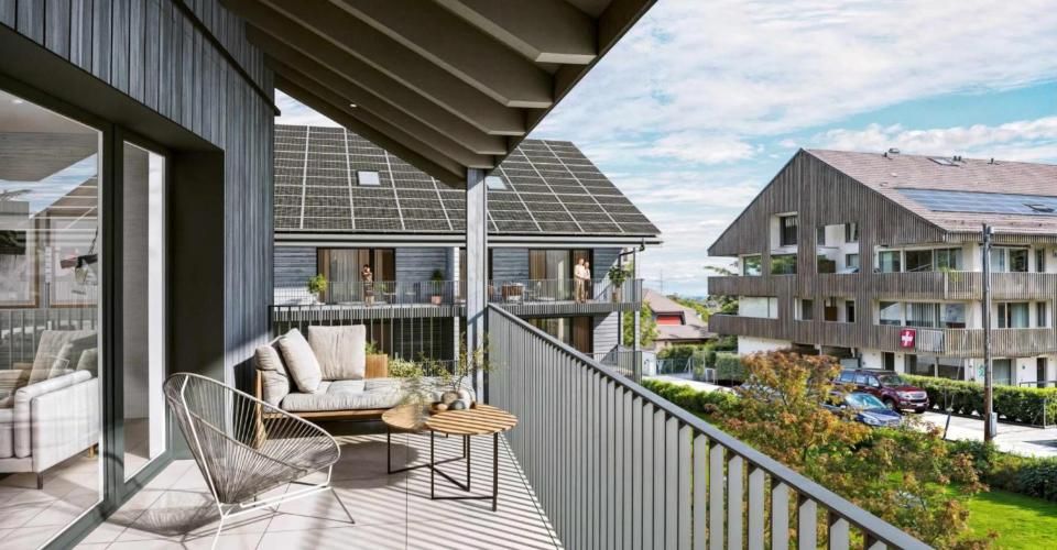 À louer à Duillier - Appartement neuf de 2.5 pièces avec grand balcon couvert - Appartement 2.5 pièces - image - 2