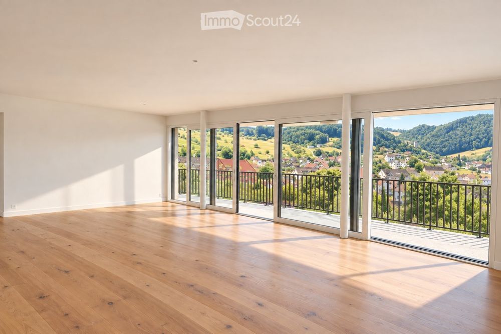 Einliegerwohnung mit weiter Aussicht ins Grüne als Erstbezug in Nunningen - Bild 2