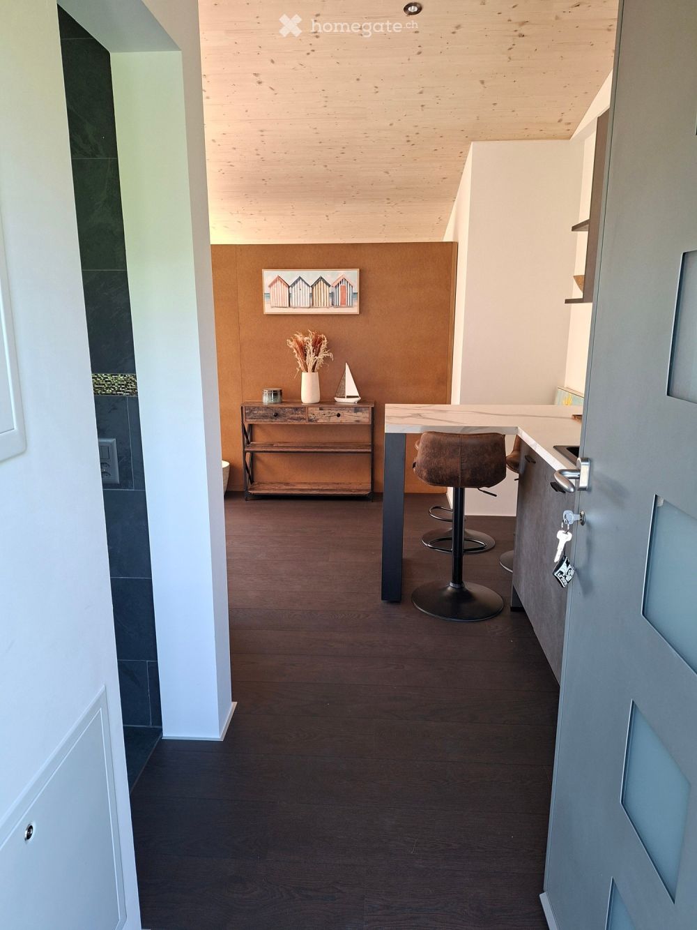Neubau-Erstbezug: Moderne 1.5-Zimmer-Wohnung mit Bergblick in Novaggio - Bild 2