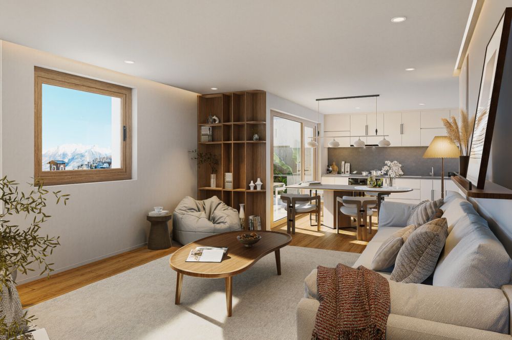 3.5-Zimmerwohnung zur Miete (Erstbezug): Neubau Hasol in Bürchen - Bild 8