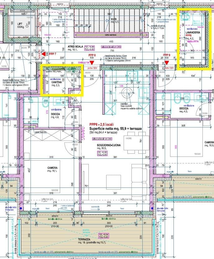 Attico 2.5 locali con terrazza e lavanderia privata - Bild 2