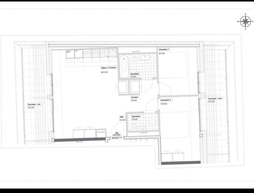 App. dernier étage à Genève - Bild 1