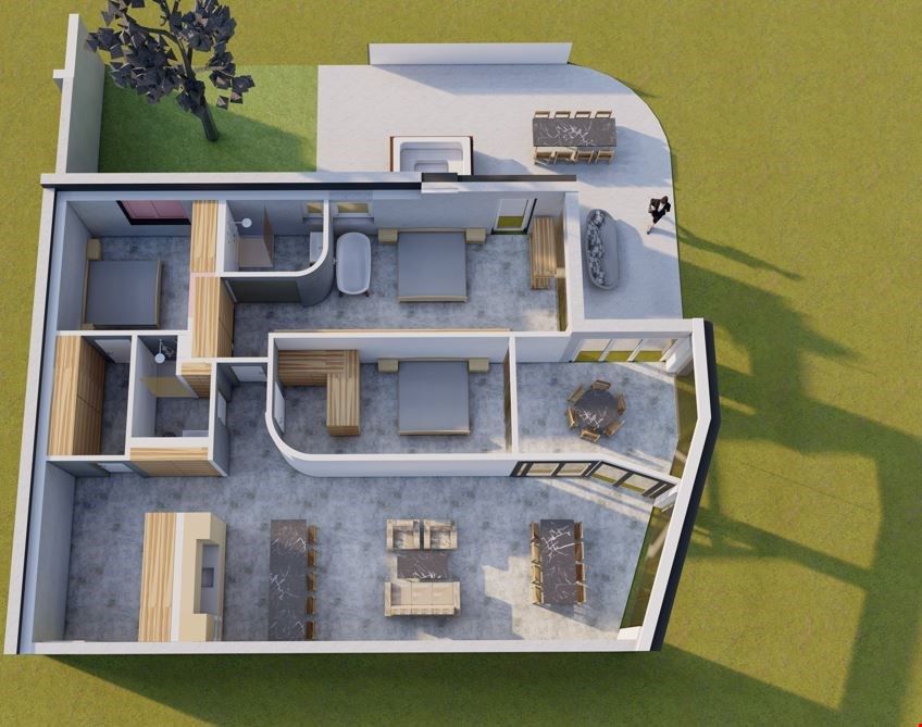 Luxuriose Terrassewohnung mit Panoramablick und Fitnessraum! - Bild 4