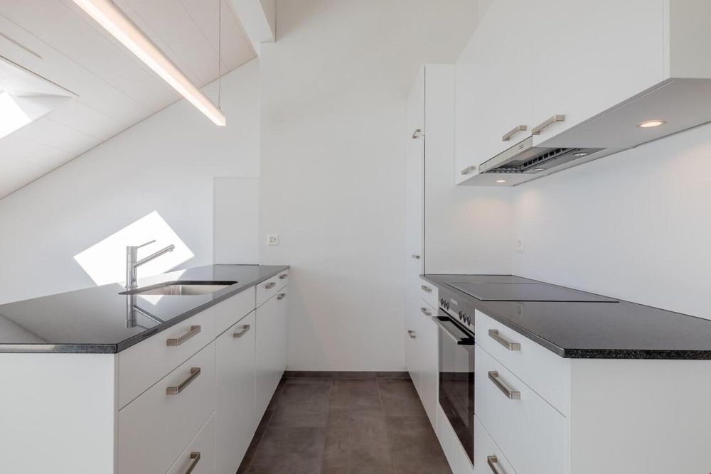 3.5-Zimmer-Neubauwohnung mit Charme und traumhafter Aussicht - Das Foto zeigt eine vergleichbare Wohnung und dient nur zur Veranschaulichung.