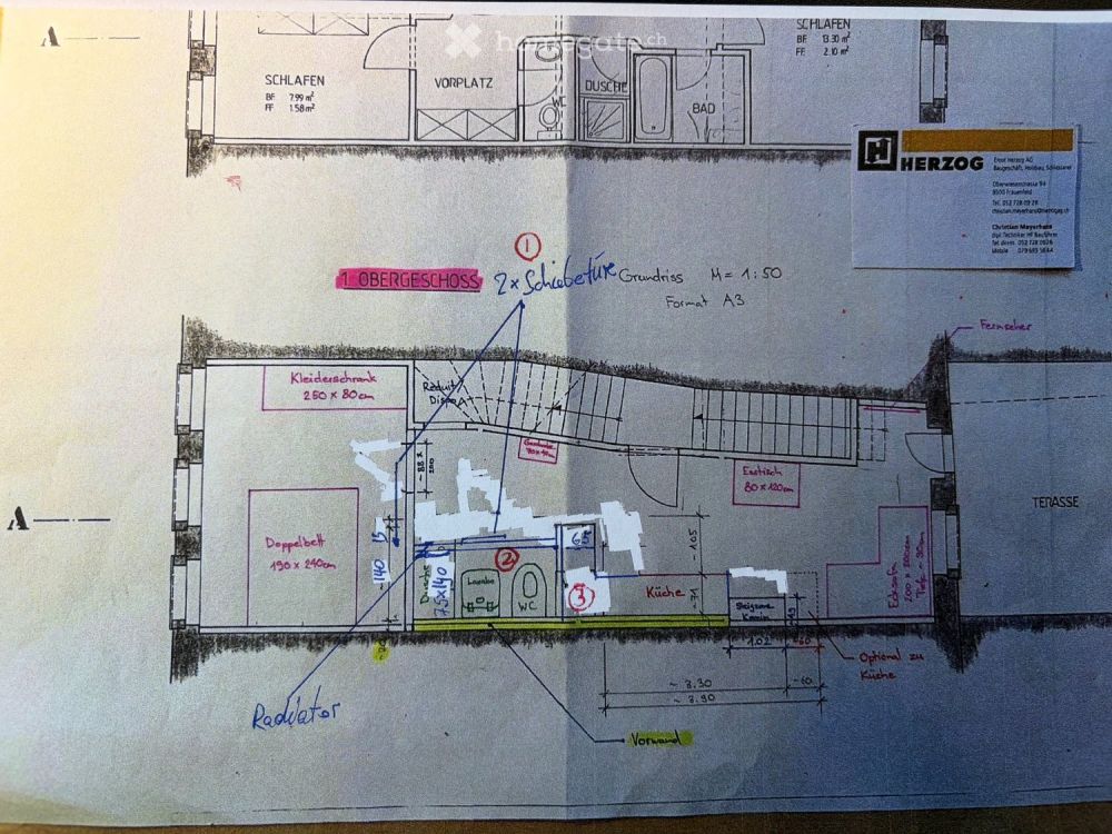 2 ½ Zi mit grosser Terrasse - Erstbezug nach Kernsanierung - Bild 2